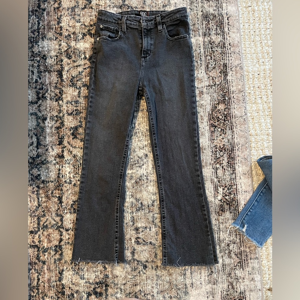 BDG jeans. Size 26 the style is kick flare high waist cropped.